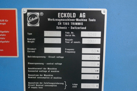 Eckold Kf Used Mach Metal