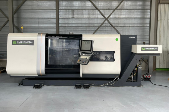 DMG MORI CTX Beta 1250 TC CNC Lathe With C Axis Used Mach4Metal