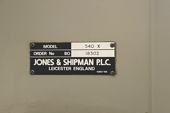 Jones Shipman X Surface Grinder Used Mach Metal