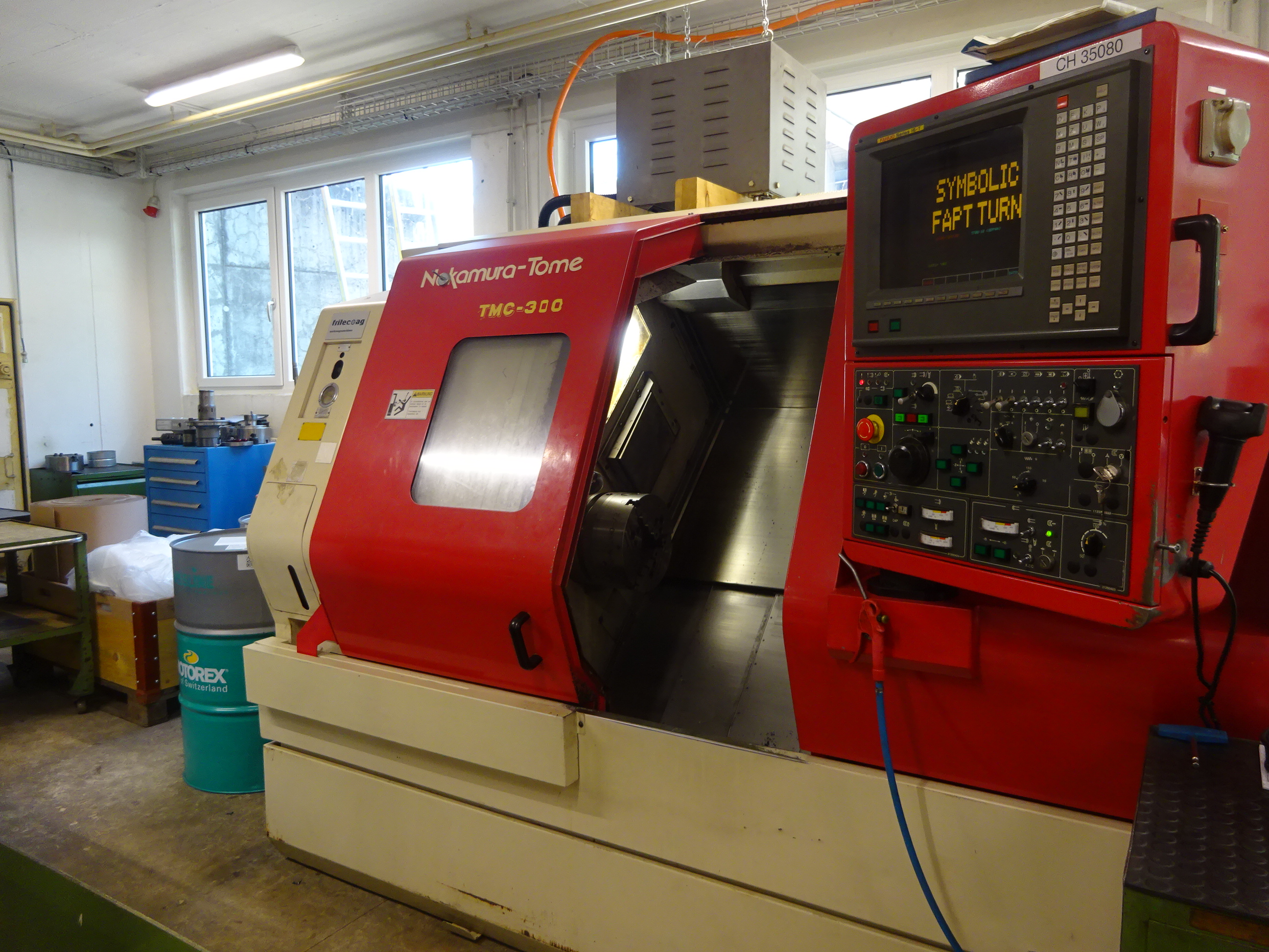 NAKAMURA - TMC-300 CNC Lathe with c-axis used | Mach4Metal