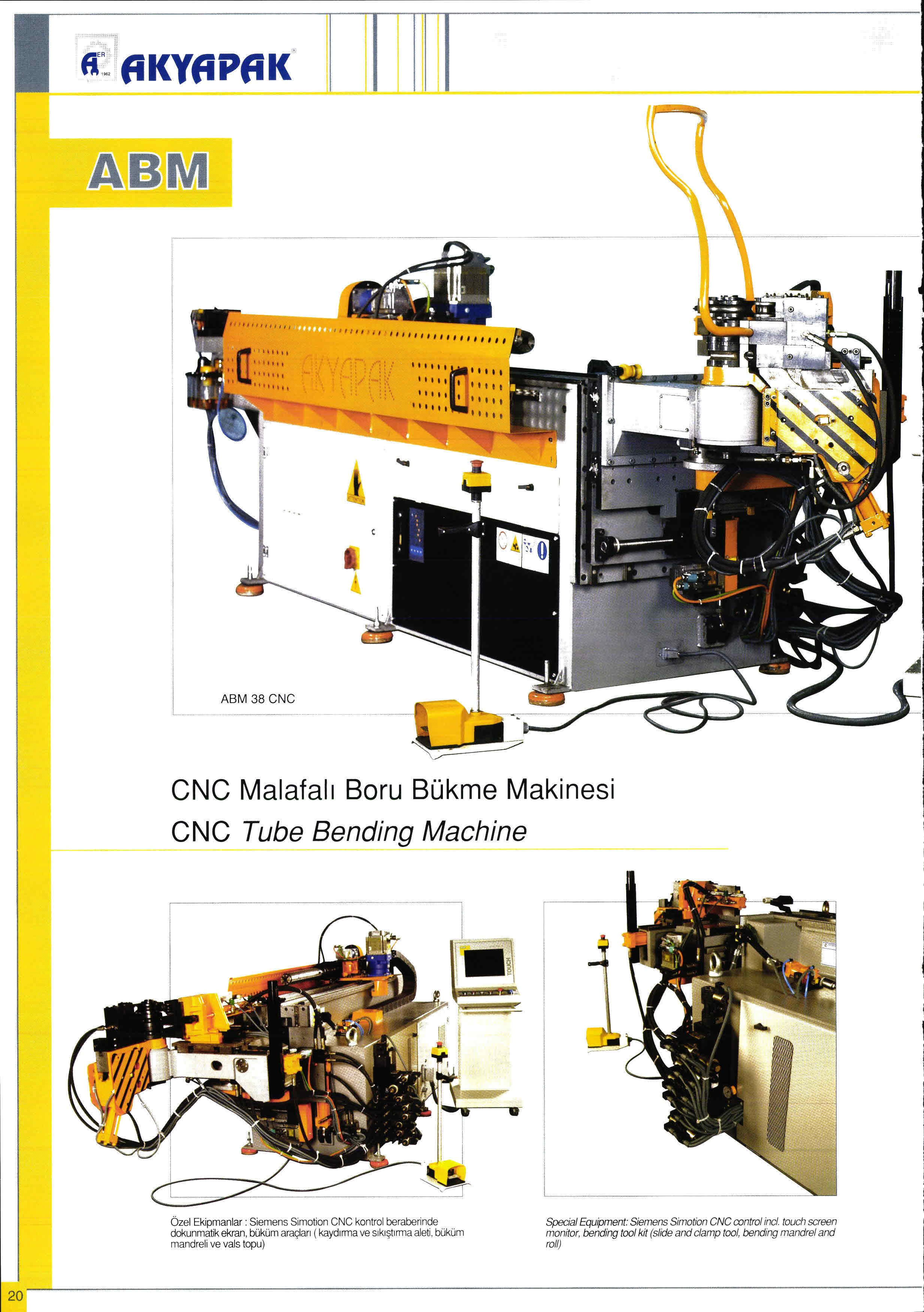 Akab Machine Akyapak Akbend ABM cnc tude bending machine | Mach4Metal