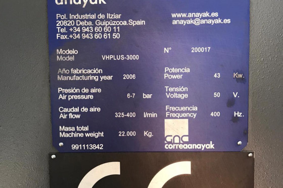 ANAYAK - VH Plus 3000