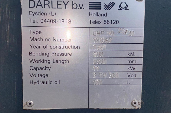 DARLEY - EHP 80 25/20
