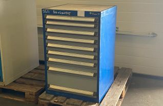 Cabinet 600 x 600 x 900 with cutting / milling tools