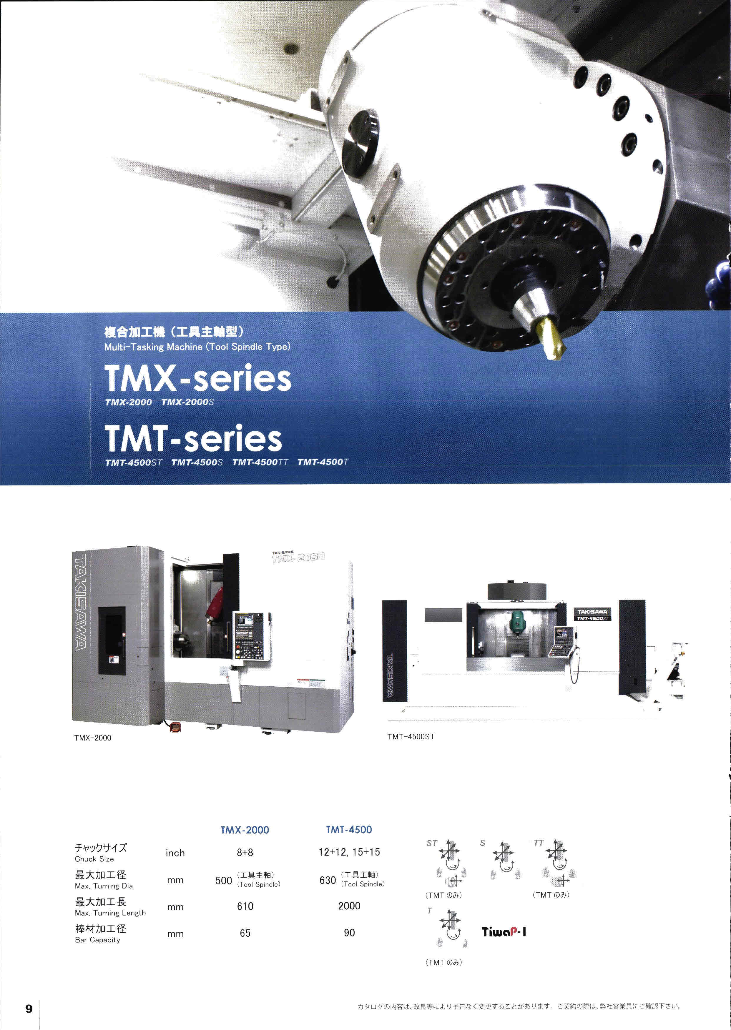 Takisawa TMX TMT Multi tasking machine | Mach4Metal