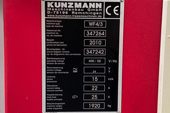 KUNZMANN - WF 4/3
