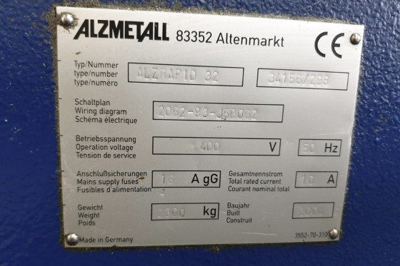 ALZMETALL - Alzrapid 32