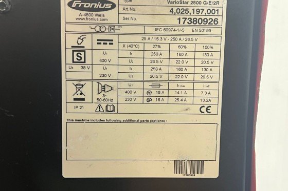 FRONIUS - VarioStar 2500