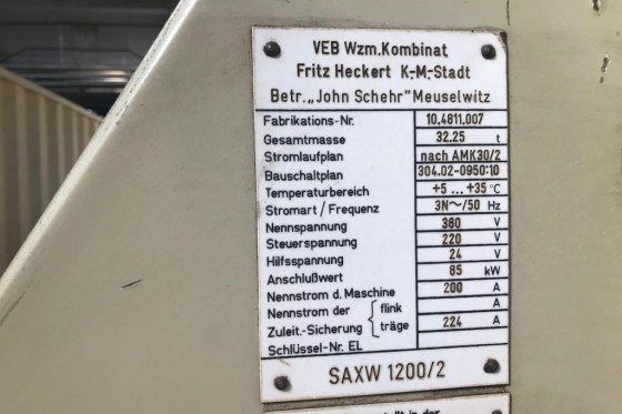 SAXW 1200 / 2