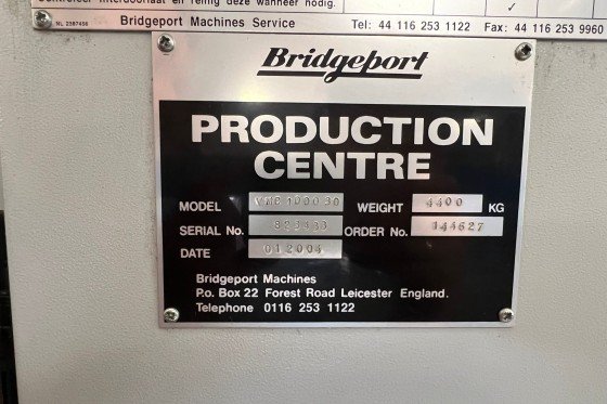 BRIDGEPORT - VMC 1000