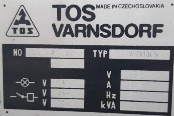 TOS VARNSDORF - WHN 13 CNC