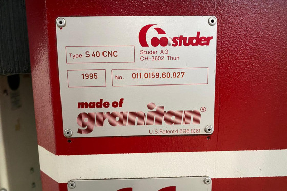 STUDER - S 40 CNC