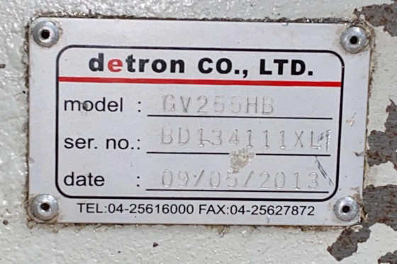 Detron 4e Axis Ø 380 x 360.000 Pos Hor + vert