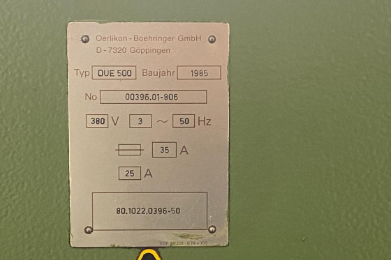 VDF BOEHRINGER - DUE 500