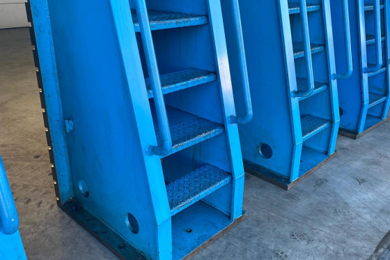 Angle plates 1000 x 800 x 2800 mm