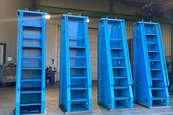 Angle plates 1000 x 800 x 2800 mm