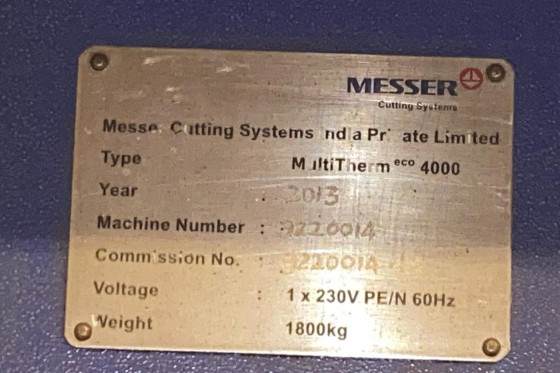 MESSER GRIESHEIM - THERMOCUT eco 3000