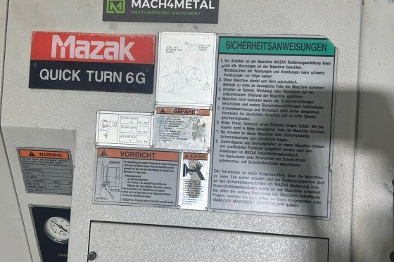 MAZAK - QUICK TURN 6G