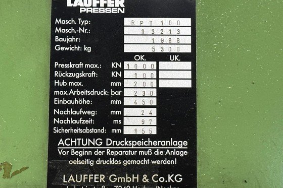 Lauffer - RPT 100