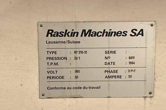 RASKIN - RT 210 / 12