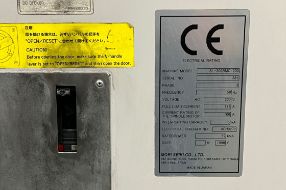 MORI SEIKI - SL-300 / BMC CNC lathe used | Mach4Metal