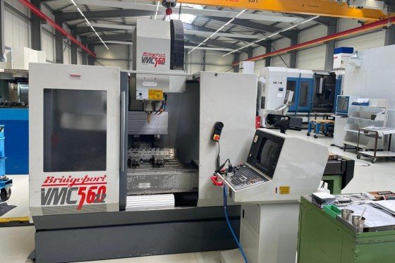 BRIDGEPORT - VMC 560 3-axis CNC machine (VMC) used | Mach4Metal
