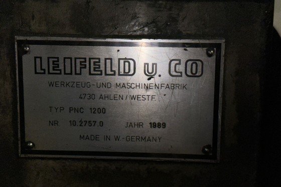LEIFELD - PNC 1200