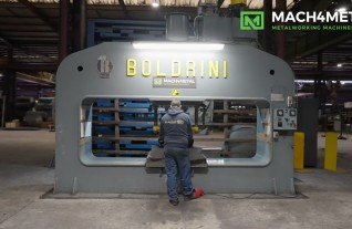 Boldrini POA 165 x 3500 Dishingpress Forming press Hydraulic press MACH4METAL Tankbottom 7366