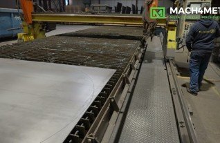 Plasma cutting table 5000 x 15.000 mm HYPERTHERM resonator MACH4METAL
