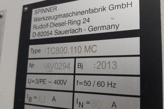 SPINNER - TC 800 MC