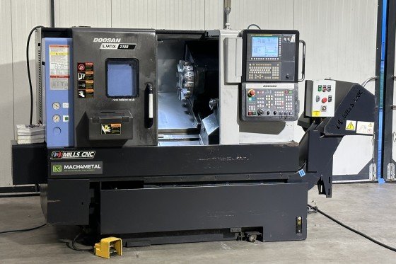 DOOSAN - LYNX 2100 B CNC Lathe Used | Mach4Metal