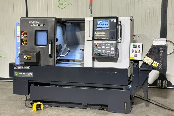DOOSAN LYNX 2100 LB CNC lathe used Mach4Metal