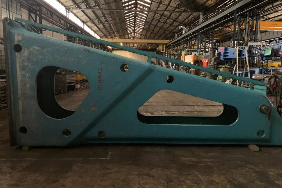 (2x) Angle plate cast iron 3000 x 1250 x 1450 mm