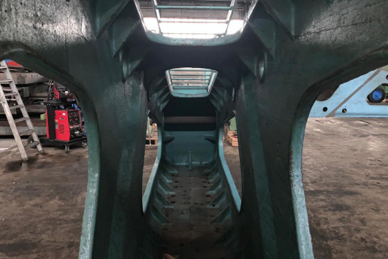 (2x) Angle plate cast iron 3000 x 1250 x 1450 mm