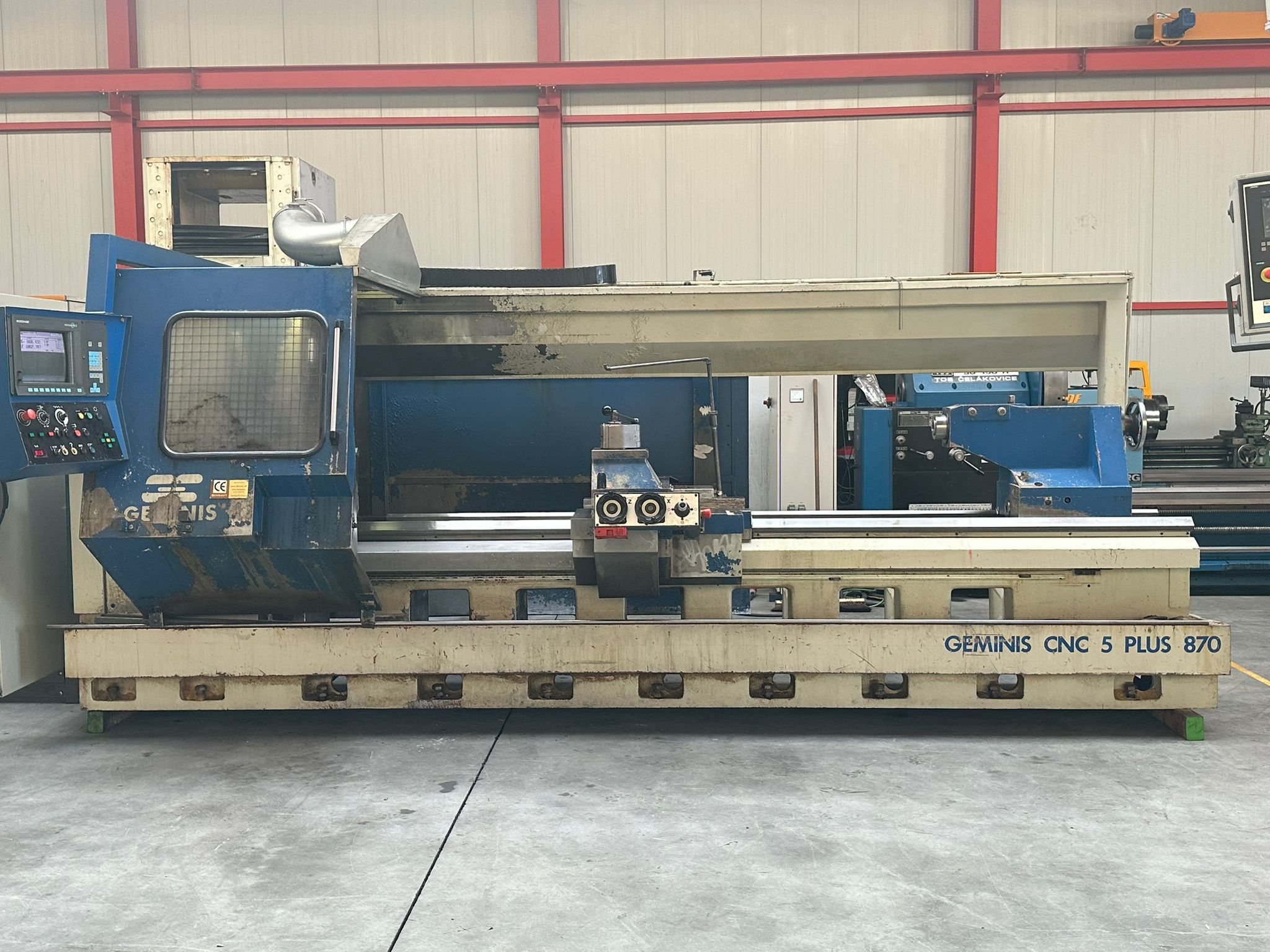 GEMINIS - CNC 5 Plus 870 CNC lathe used | Mach4Metal