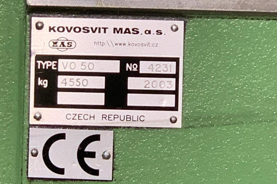 KOVOSVIT MAS - VO 50
