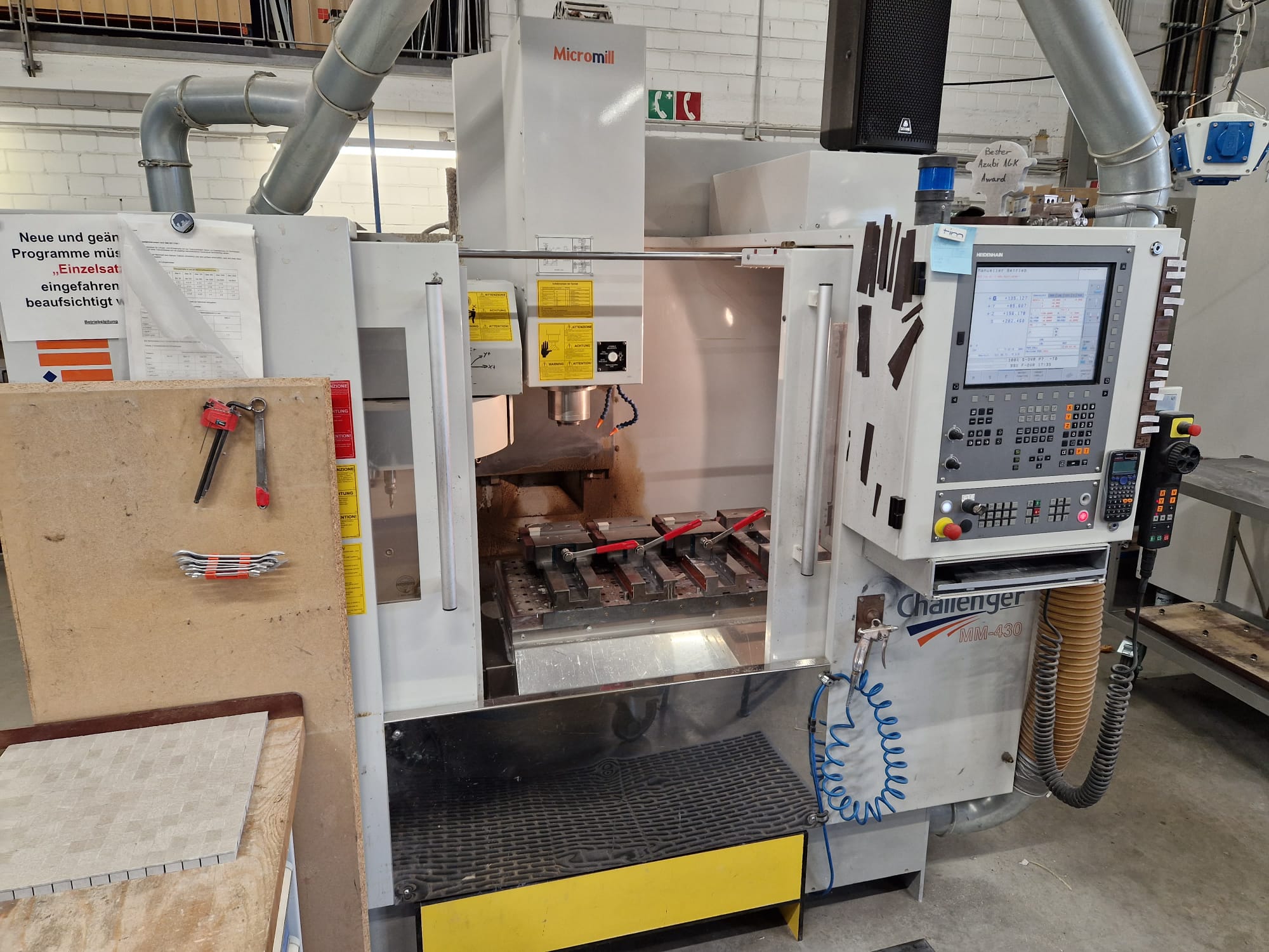 Micromill - Challenger MM-430 3-axis CNC machine (VMC) used