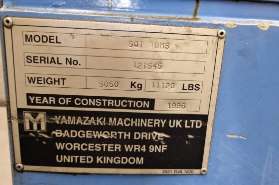 MAZAK - SQT 18 MS CNC Lathe with c-axis used | Mach4Metal