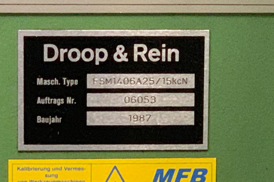 DROOP & REIN - FSM 1406 A 25 / 15 kcN