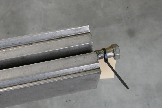 Multi V Lower tooling 75 x 75 x 3100 mm