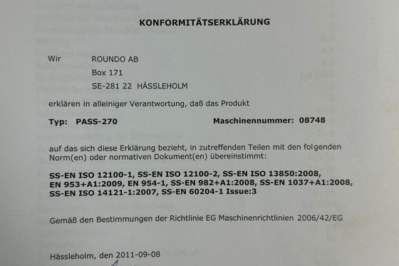 ROUNDO - PASS 270