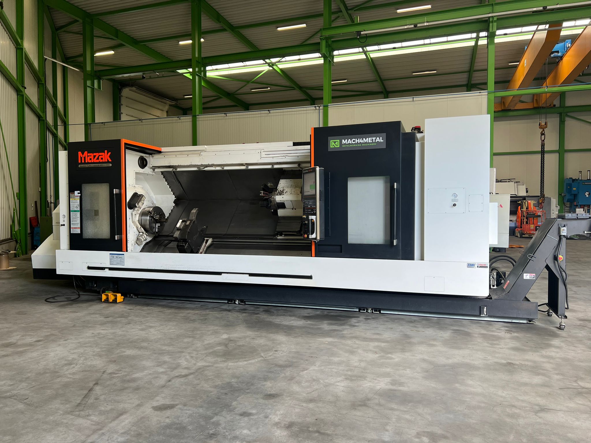 MAZAK - 450 MY CNC Lathe with y-axis used | Mach4Metal