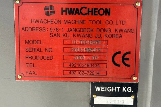 HWACHEON - Hi-TECH 200 B
