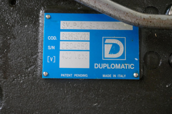 DUPLOMATIC - SM - P 20 - S 8 / 30 - 400