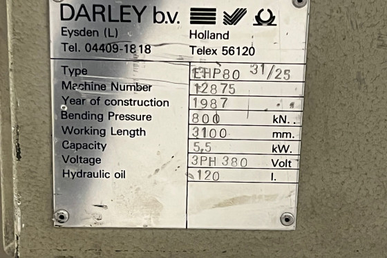 DARLEY - EHP 80 / 31
