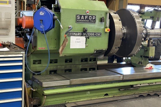 SAFOP - Leonard 60 / 1300 CNC Lathe with c-axis used | Mach4Metal