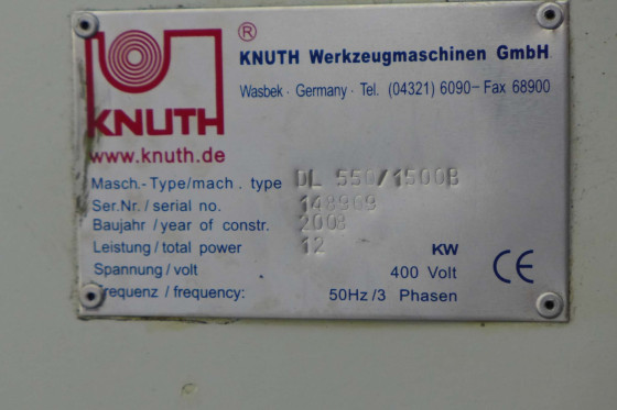 KNUTH - DL 550 / 1500 B