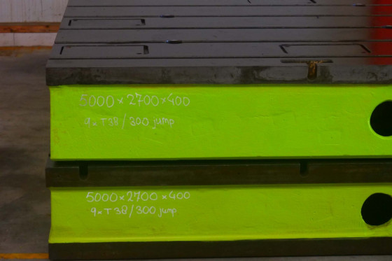 (5x) Floorplates 5000 x 2700 x 400 mm