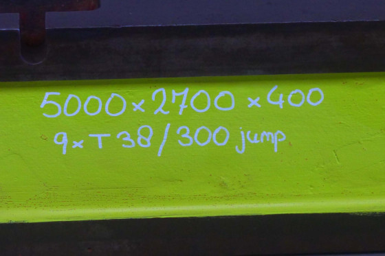 (5x) Floorplates 5000 x 2700 x 400 mm
