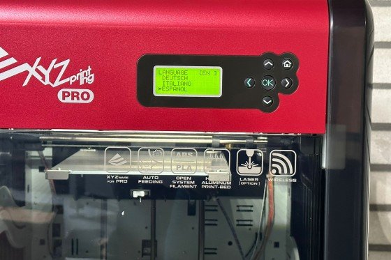 Printing da Vinci 1.0 Pro 3D printer used Mach4Metal